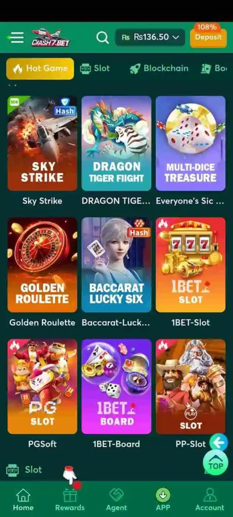 Slot Games in Crash7