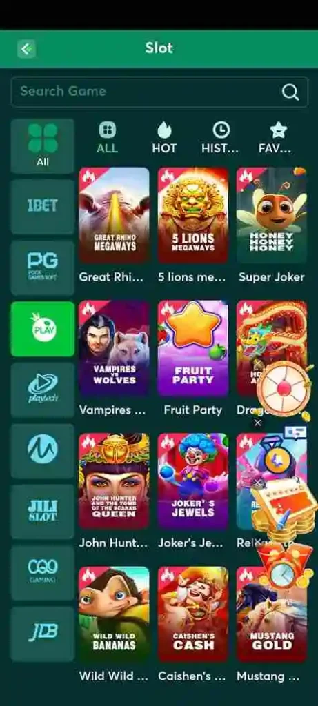 Slot Games in Crash7